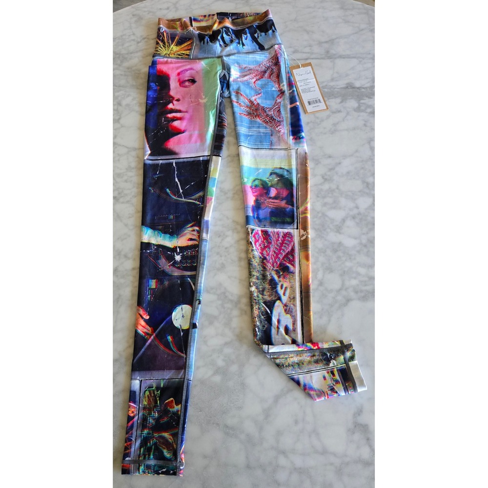 Niyama Sol Endless Leggings Life Is Beautiful Graphic Print XS New